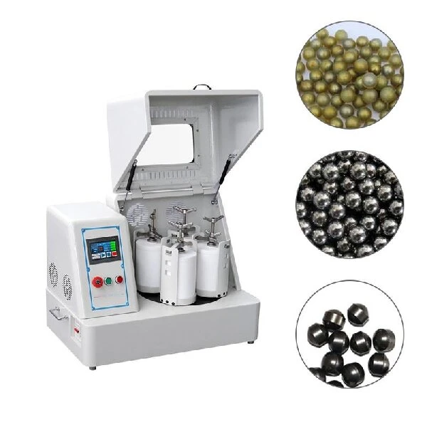 Grinding media and jar options for planetary milling