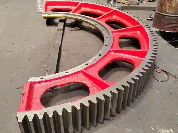 AGICO Kiln Girth Gear Manufactured girth gear segment for a rotary kiln