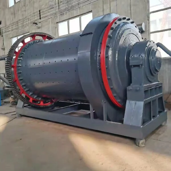 Coal ball mill drum, gear ring and bearing supports