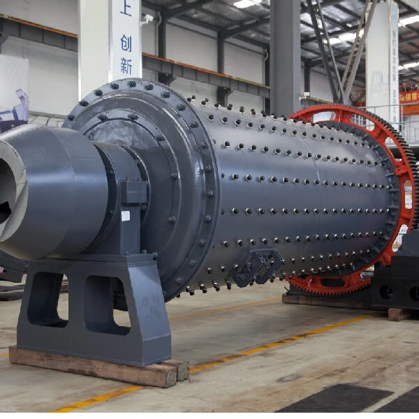 Coal ball mill shell, bearing support and external drive gear