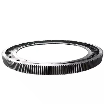 Are there any safety precautions when handling rotary kiln parts?